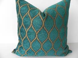 Iman Velvet Decorative Pillow 19x19 Both Sides Designer Home Decor Fabric Throw Pillow Acce Velvet Decorative Pillow Teal Pillows Decorative Decorative Pillows