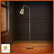 Crane Nickel Slim Floor Lamp Bend Light Stand Torch Living Room Modern Reading Slim Floor Lamp Floor Lamp Modern Room