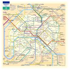 Une Carte Du Metro De Paris En Fonction Du Temps De Marche Entre Les Stations Plan Metro Paris Metro Paris Carte Du Metro
