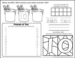 Free Number 10 Worksheets Schede Didattiche Schede