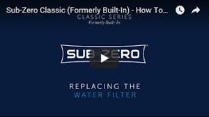 This can reduce water flow to the dispenser. Replace Sub Zero Refrigerationtwist In Style Water Filter Faq Sub Zero Wolf And Cove