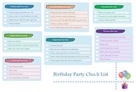 Birthday Party Checklist Free Birthday Party Checklist