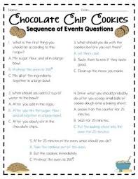 Sequence Of Events Recipe Book Sequence Of Events Worksheets Sequence Of Events Event Activities