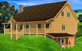 A wisconsin log home made with real wisconsin logs. Cape Cod Southern Log Home Kit And Cabin Package With Window Grids Lazarus Log Homes