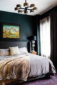 Living Small To The Max Dark Bedroom Walls Bedroom Interior Small Master Bedroom