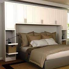 Madison White King Size Bed Surround Cabinets Space Saving Furniture Bedroom Small Bedroom Small Bedroom Storage