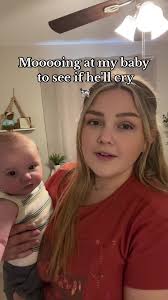 Moooing at Salem to see if he'll cry 🐄 People have asked me to try this  after @Summer McCormack's cute video with Sutter! #sahm #babytok #fyp #baby  #motherhood