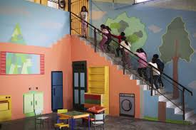 Mural En El Hogar El Arca De Noe Fundacion Todavia Es Tiempo Misiones 1742 Y Yapeyu Paso Del Rey Moreno Provincia De Bu Mural Murales El Arca De Noe