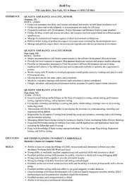 Browse quality analyst resume samples and read our guide on how to write a quality analyst resume. Quality Assurance Analyst Resume Sample Yerat
