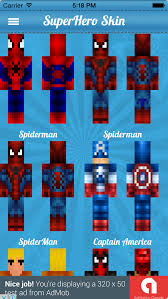 It is important to note that at the moment this is the most multifunctional and advanced thematic mod. Superhero Skins For Minecraft Pe Free Apps 148apps