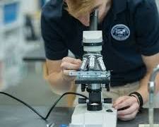 Calverton School student science lab and arts，AI 生成