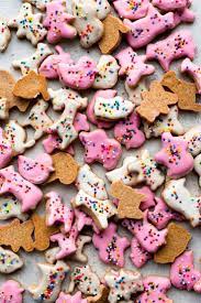 Homemade Frosted Animal Cracker Cookies Animal Crackers Recipe Iced Animal Crackers Kid Friendly Cookies