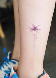 155 Cute And Small Flower Tattoo Designs To Feel The Fragrance Flower Tattoo On Ankle Cute Ankle Tattoos Ankle Tattoos For Women