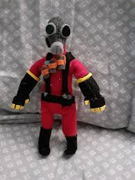 Find the lowest prices online on team fortress 2 plush. Oc I Decided I D Do A Re Try Of My Old Pyro Plush From About A Year Ago He S Posable Now Tf2