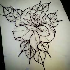 I M Sure This Is Meant To Be A Tattoo Stencil But It Would Be Lovely On A Quilt Traditional Rose Tattoos Tattoo Stencils Rose Tattoos How to draw a rose. www pinterest ru