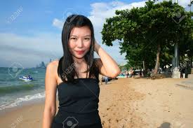 Pattaya is a city in thailand. Asian Girl On Pattaya Beach Thailand Stock Photo Picture And Royalty Free Image Image 8329592