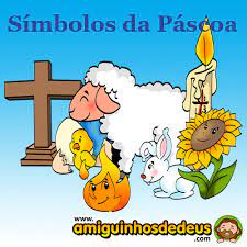 Simbolos Da Pascoa Desenho Para Colorir Amiguinhos De Deus