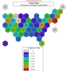 EDA First Name Statistics by MyNameStats.com