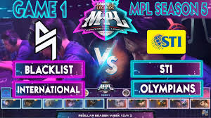 Setelah blacklist international menjadi juara, banyak penggemar mobile legends yang bertanya dari mana asal tim ini, siapa saja roster mereka serta sekuat apa tim ini sampai namanya begitu sering. Game 1 Sti Vs Blacklist International Mpl Ph Season 5 Youtube