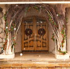 Twig Entrance Aspen Branch Original Www Aspenbranch Com Church Christmas Decorations Archway Decor Church Entrance