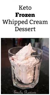 I'm usually using it to frost cakes, cupcakes or any other dessert and i want to make sure it stays put, so i whip it until stiff peaks form. Keto Frozen Whipped Cream Dessert Recipe Emily Reviews