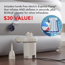 Beautyrest Hi Loft Raised Air Mattress With Express Pump 1 Each Queen Walmart Com Air Bed Beautyrest Mattress Furniture