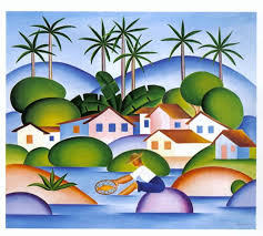 Obras De Tarcila Do Amaral O Pescador Producao De Arte Tarsila Do Amaral Obras Tarsila