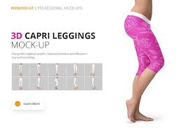 Capri Leggings Mock Up Capri Leggings Mockup Mocking