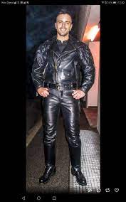 Pin On Leather Men
