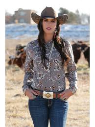 Design your everyday with cacti long sleeve t shirts you'll love. Cruel Girl Ladies L S Grey Western Print Snap Shirt
