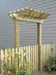 Google Image Result For Http Www Carolinafencecompany Com Images Gallery Photos Pergola Jpg Fence Design Backyard Fences Pergola