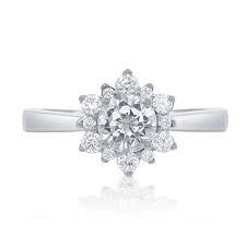Enchanted Disney S Elsa Frozen Snowflake 14k White Gold Diamond Engagement Ring Rgo4871 W4 14k White Gold Diamond Engagement Ring Bridal Rings Engagement Rings