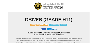 Sales assistant based at kuantan city mall new. Jawatan Kosong Terkini Pemandu H11 Universiti Islam Antarabangsa Malaysia Uia Kelayakan Pt3 Layak Mohon Kerja Kosong Kerajaan Swasta