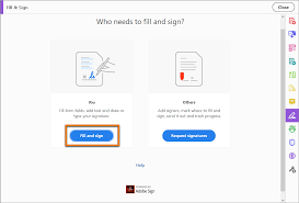 كيفية توقيع ملف Pdf باستخدام Fill Sign في Acrobat Dc