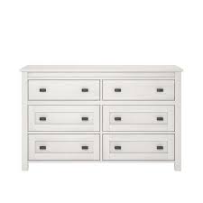 This spacious farmington dresser includes 6 roomy drawers for storing clothing and other personal belongings. Ameriwood Home Farmington 6 Drawer Dresser In Ivory Oak 5685341com