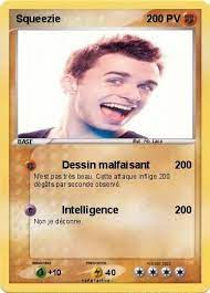 pokemon squeezie pokemon carte d identite malfaisant