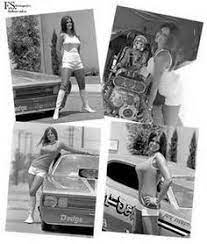 Google search is your friend. Barbara Roufs Southern California Drag Strip Trophy Girl From The Early 70s And Photographed A Lot By Tom West Mistaken For Linda Vaughn Racing Girl Barbara