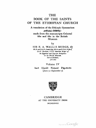 Alamat email anda tidak akan dipublikasikan. The Book Of The Saints Of The Ethiopian Church T 4 E A Wallis Budge John The Baptist Christianity