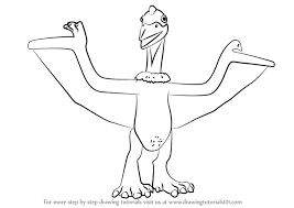 Color pictures, email pictures, and more with these dinosaur coloring pages. Learn How To Draw Mr Quetzalcoatlus From Dinosaur Train Dinosaur Train Step By Step Drawing Tutorials