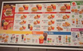 Epingle Sur Fast Food Menu