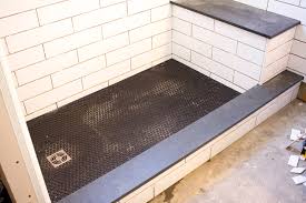 Diy walk in shower with bench. Diy Modern Master Bath Remodel Part 3 Custom Tile Shower Install Pneumatic Addict