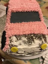 Flash back to the prettiest doll cake i have ever made. Cute Pink Car Cake For A 2 Year Old Girl