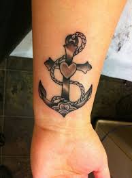 If You Are Looking For A Tattoo To Show Your Passion For The Sea Then Look Into The Anchor Tattoo Anch Wrist Tattoos For Guys Matching Tattoos Pattern Tattoo