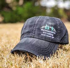 The Mountains Are Calling And I Must Go Hat Women S Etsy In 2021 Hiking Hat Tennessee Hat Hiking Women