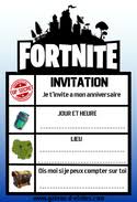 Invitation Gratuite Fortnite Invitation Gratuite Invitation Anniversaire A Imprimer Invitation