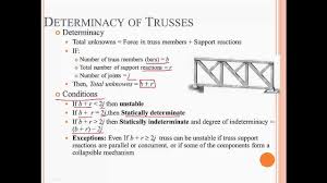 Check spelling or type a new query. 2 1 Determinacy Of Trusses Youtube