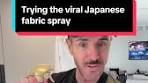 Japanese Fabric Crease Removal Spray Review