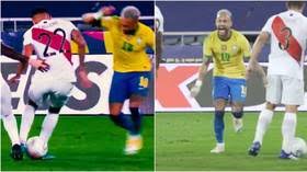 You can easily download for free thousands of videos from youtube and other websites. Unique Skills Fans Go Wild For Neymar Nutmeg Assist As Brazil Book Copa America Final Spot And Star Wants Messi Next Video Rt Sport News