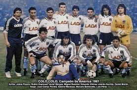 En la fase de grupos fue emparejado con deportes concepción y los ecuatorianos liga de quito y barcelona. Colo Colo 1991 Chile Football Team Soccer Team Football Icon