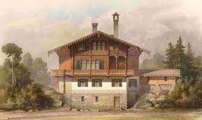 The challenge was to keep the interior design true to the vision of sir foster but also keep the main team motivated and part of the general vision. Swiss Chalet Style Wikipedia